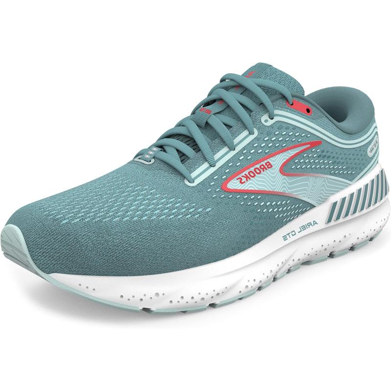 Brooks Women’s Ariel GTS 23 Supportive Running Shoe(Nile Blue/Blue ...