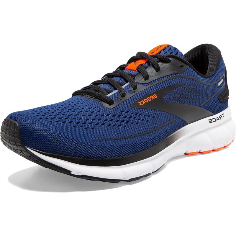 Brooks Men’s Trace 2 Neutral Running Shoe(Blue Depths/Black/White ...
